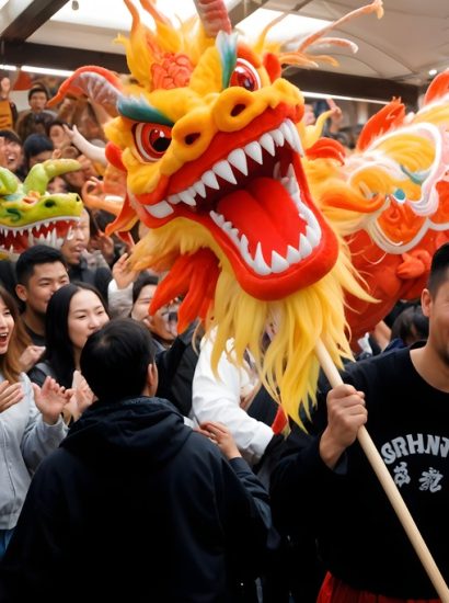 Lion Dance for Business Opening