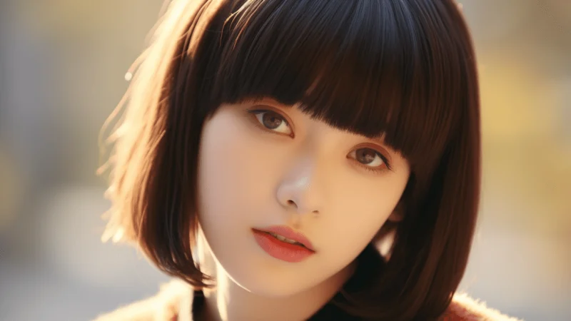 Korean Bangs for Short Hair