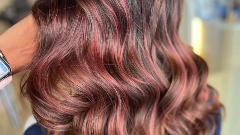 Pink Brown Hair