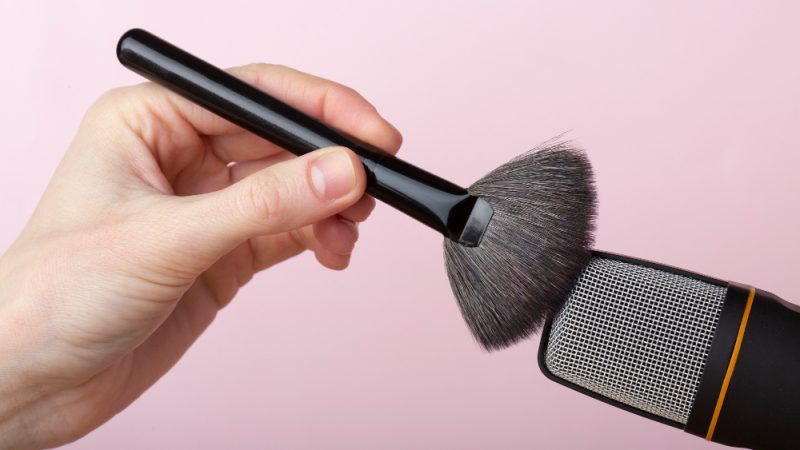 Fan Makeup Brush