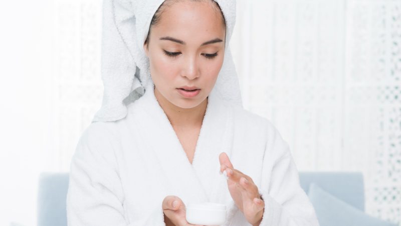 Korean Skincare with Rice Extract