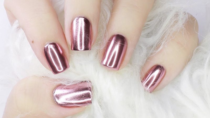 rose gold nail polish