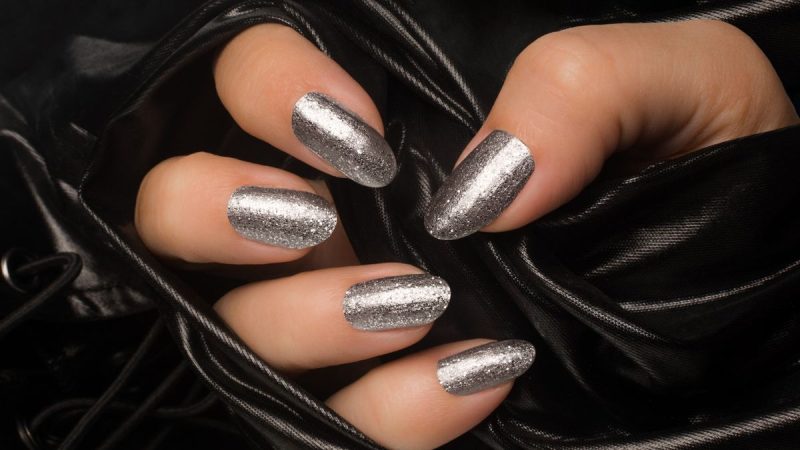 sparkling nail polish