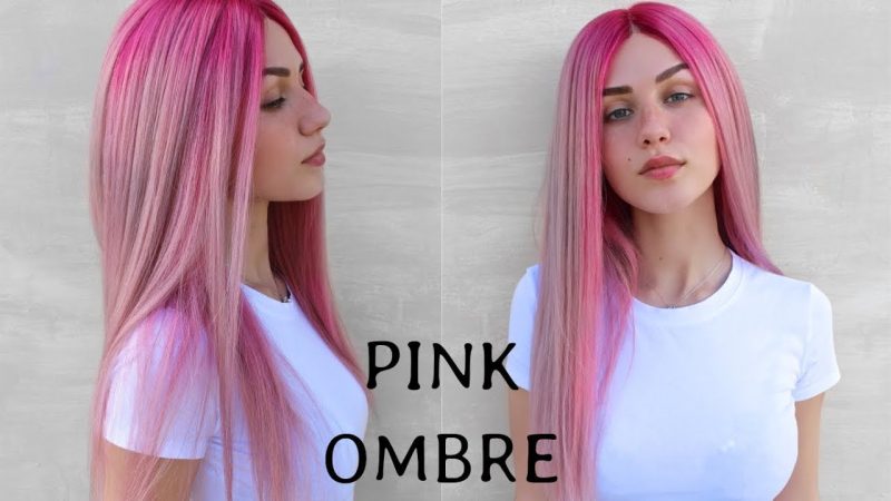 dark pink hair dye for dark hair