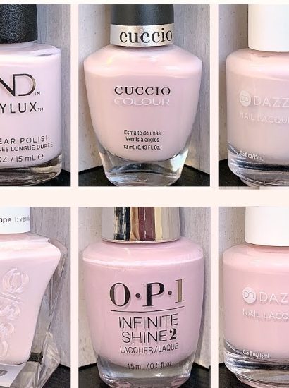 light pink nail color