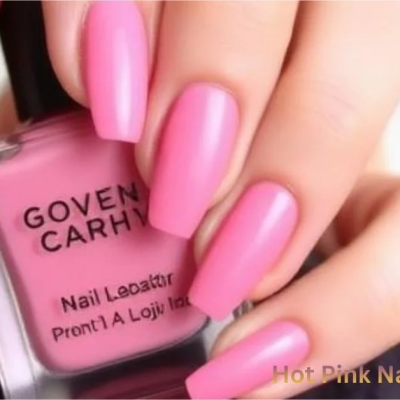 Hot Pink Color Nail Polish