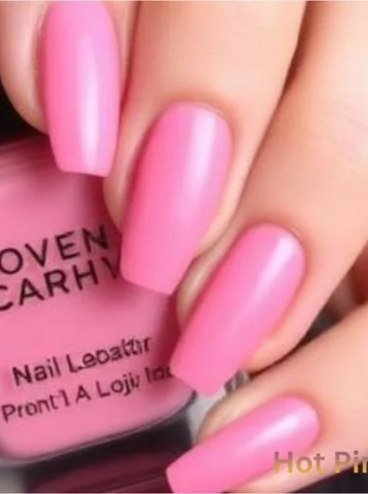 Hot Pink Color Nail Polish