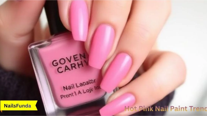Hot Pink Color Nail Polish