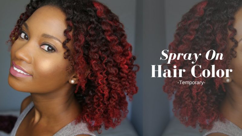 Temporary Hair Dye for Red Hair