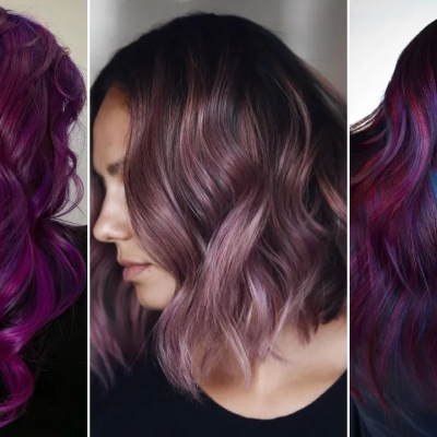 Reddish Purple Hair Color Dye