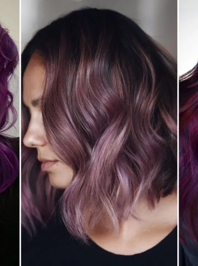 Reddish Purple Hair Color Dye