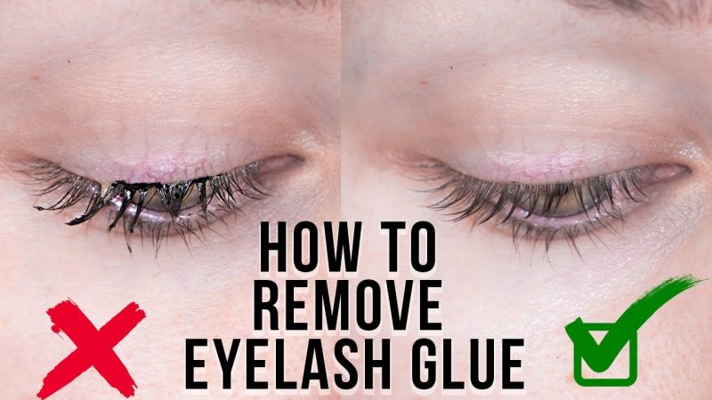 Remove Glue Eyelashes