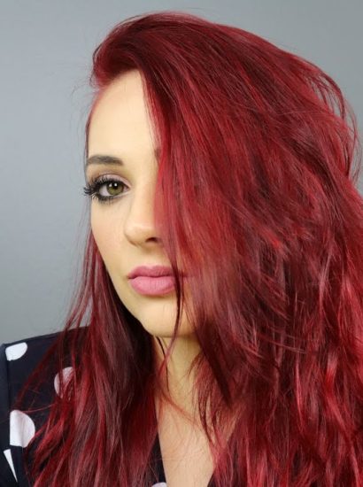 Hair Color Crimson Red